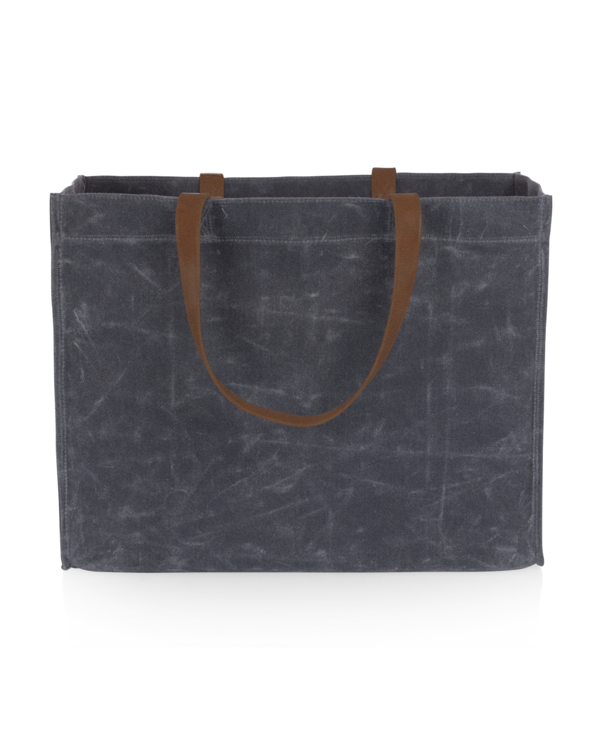 Oniva Market Waxed Canvas 14.75" Travel Tote In Gray