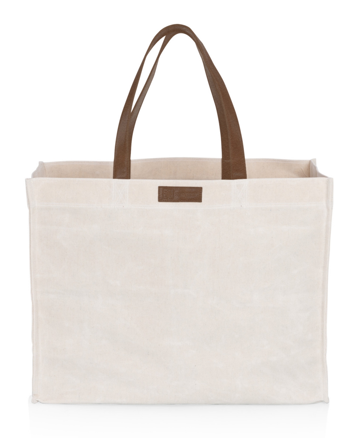 Oniva Market Waxed Canvas 14.75" Travel Tote In Sand