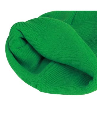 Men's Luigi Logo Embroidery Standard Cuff Acrylic Knit Beanie Cuff Beanie