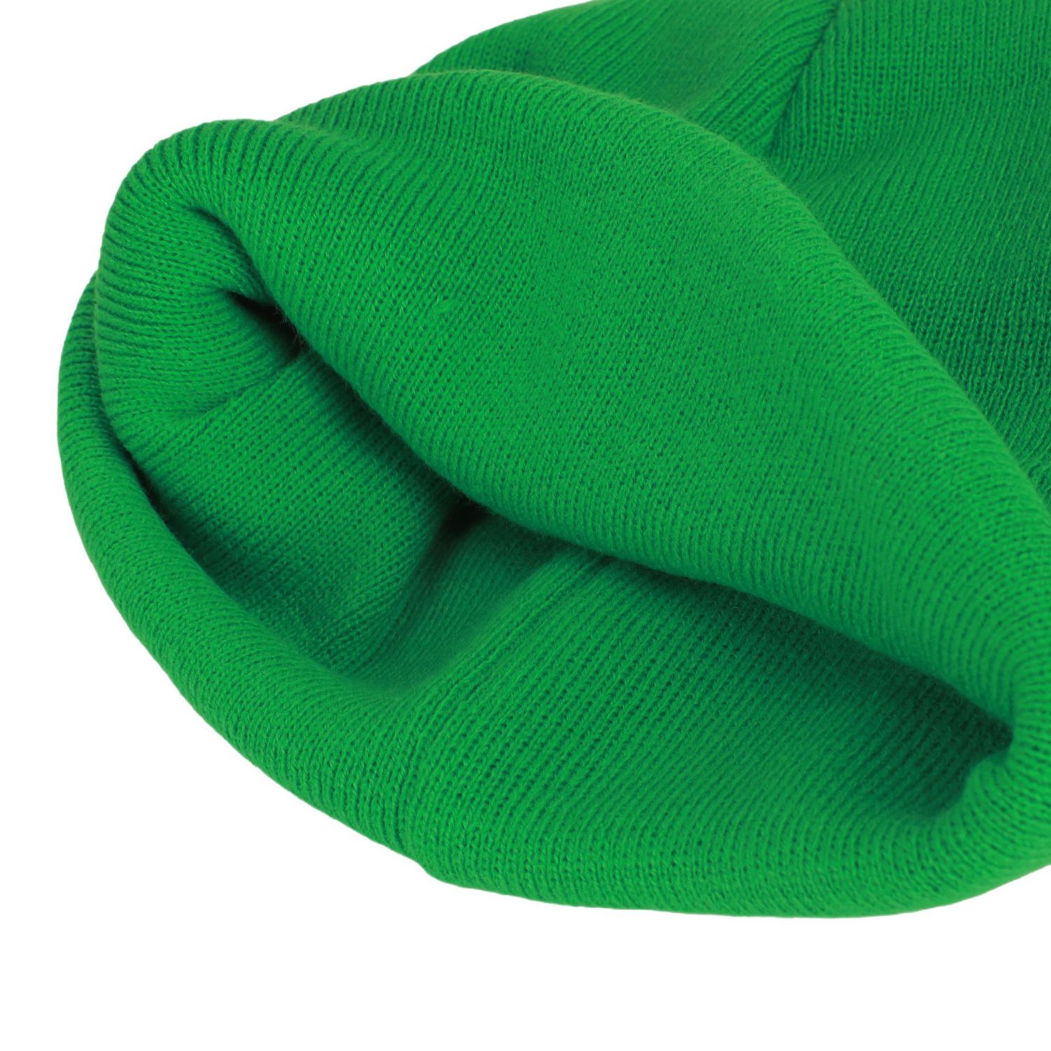 Men's Luigi Logo Embroidery Standard Cuff Acrylic Knit Beanie Cuff Beanie