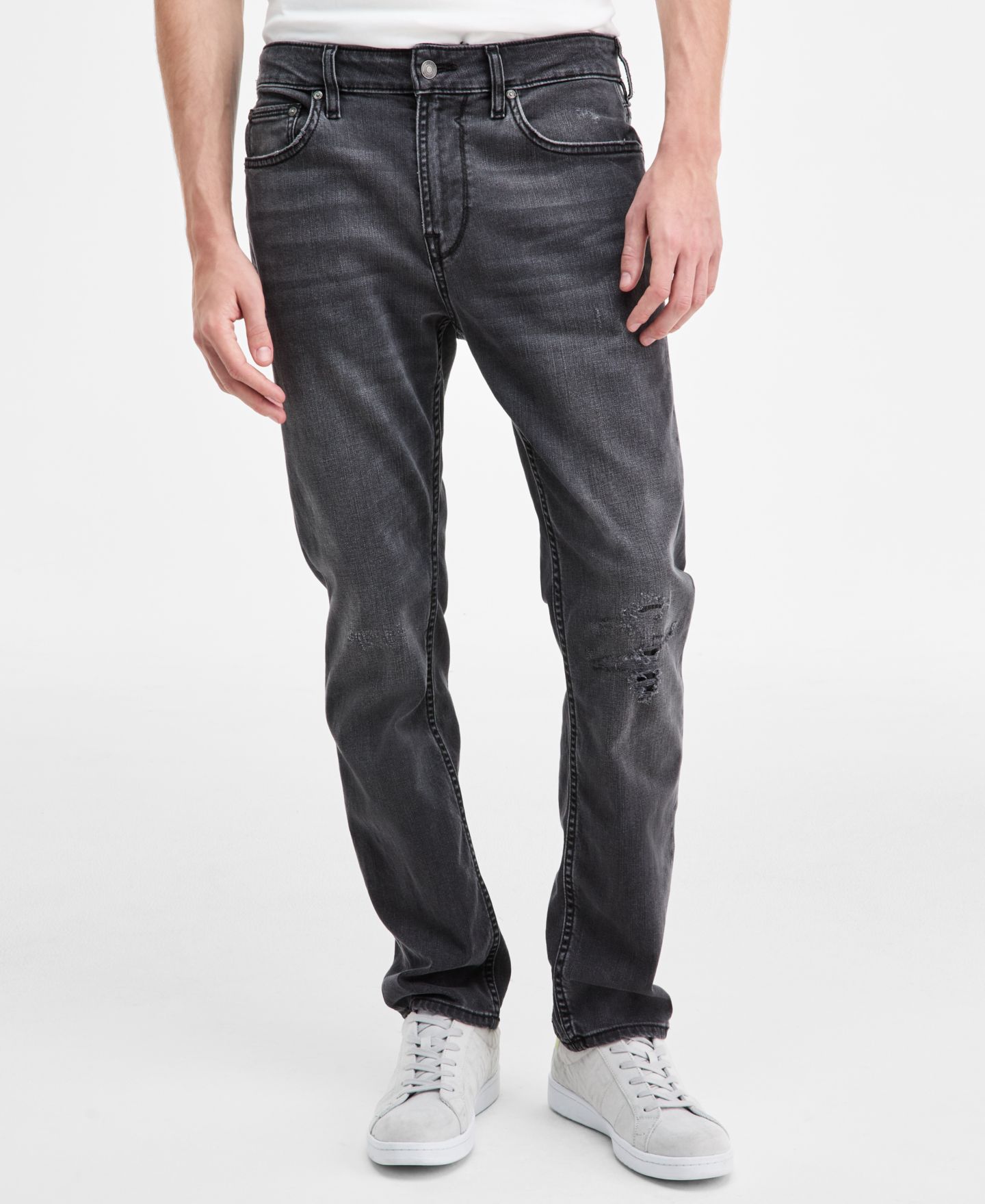 Мужские джинсы GUESS Davis Slim Straight, цвет: Archer — фото 6