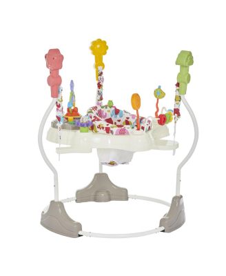Zany 2-in-1 Baby Activity Center and Bouncer in Elephant Print