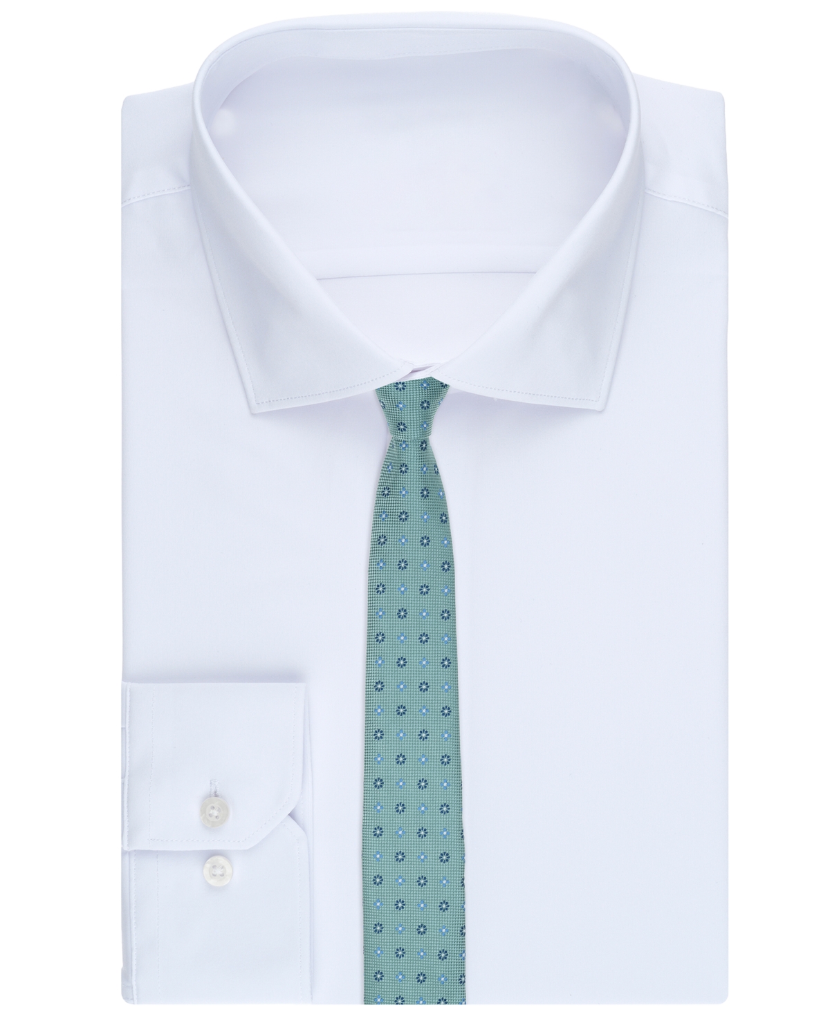 Bar Iii Men's Goodman Neat Tie, Macy's Exclusive In Green