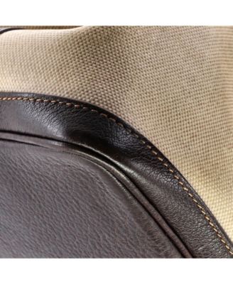 36 Garden Party Tote Toile and Leather