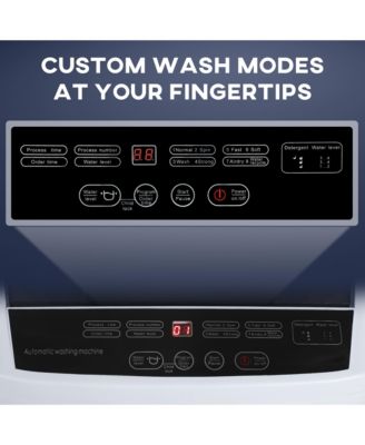 Portable Washing Machine with 1.3 Cu. Ft. Capacity, Compact Washer