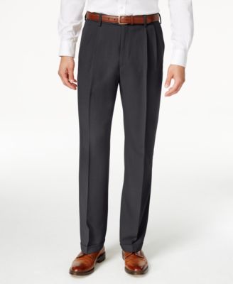 Haggar - Men's Classic-Fit ECLO Stria ECLO Dress Pants