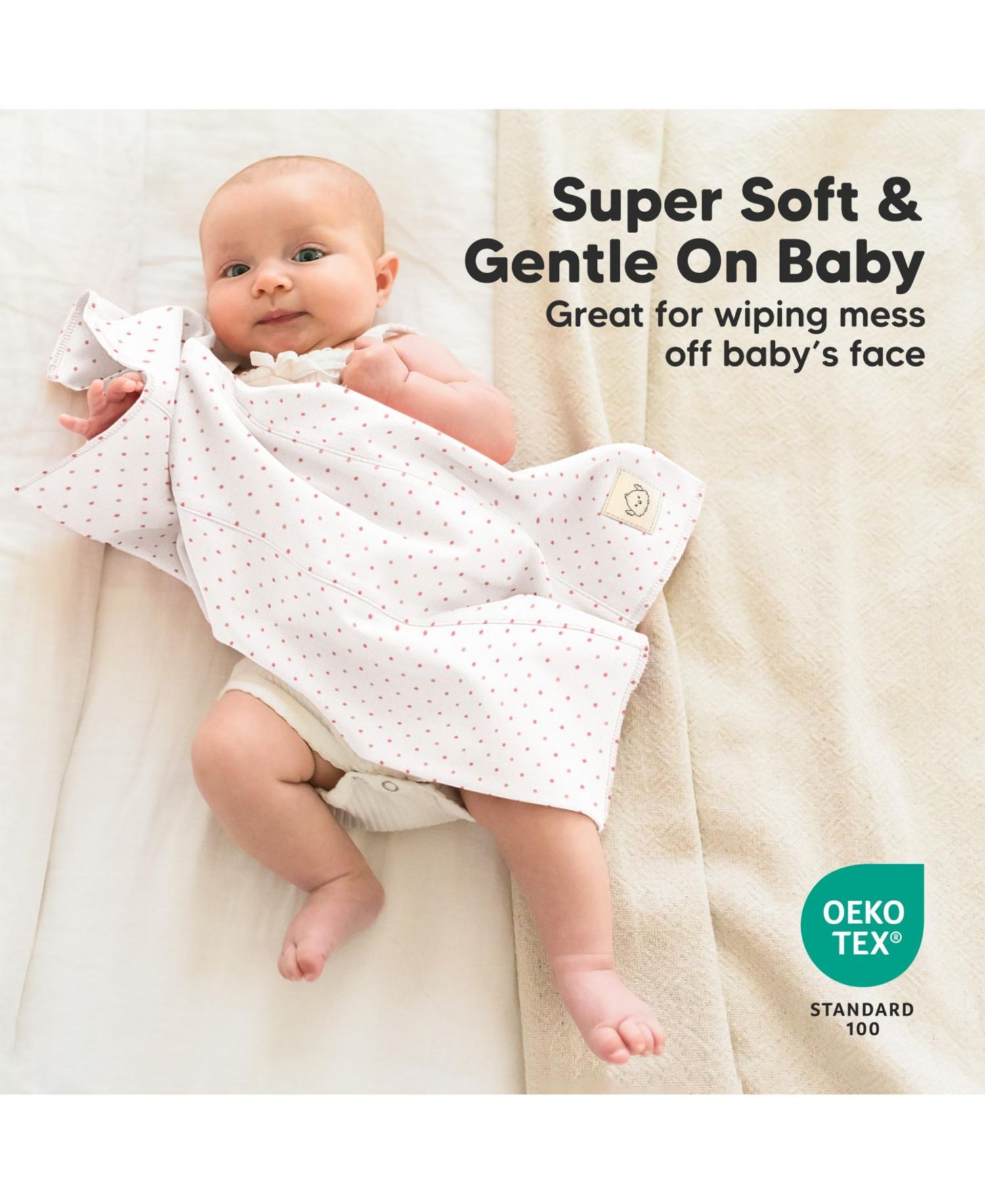 6pk Shea Baby Burp Cloths for Baby Boys and Girls, Burping Cloths for Babies, Newborn