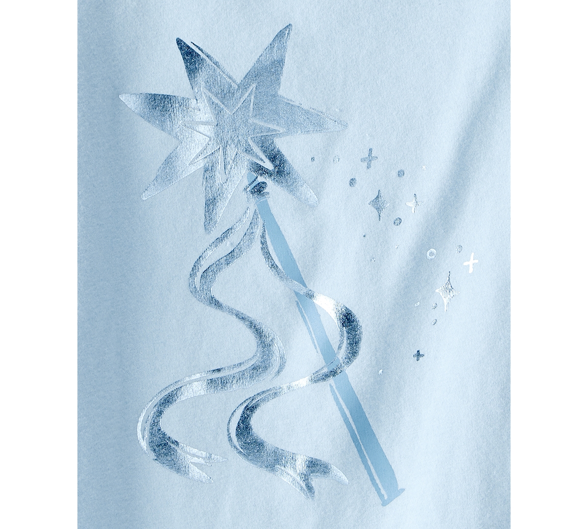 Carter's Girls Toddler 2T-5T Metallic Princess Wand Long-Sleeve Graphic T-Shirt