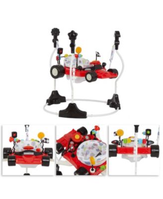 Baby Champ 2-In-1 Activity Center & Bouncer, Red