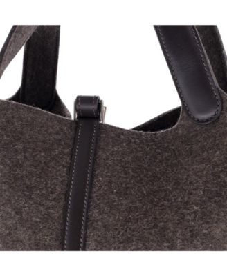 MM Picotin Lock Bag Felt with Leather