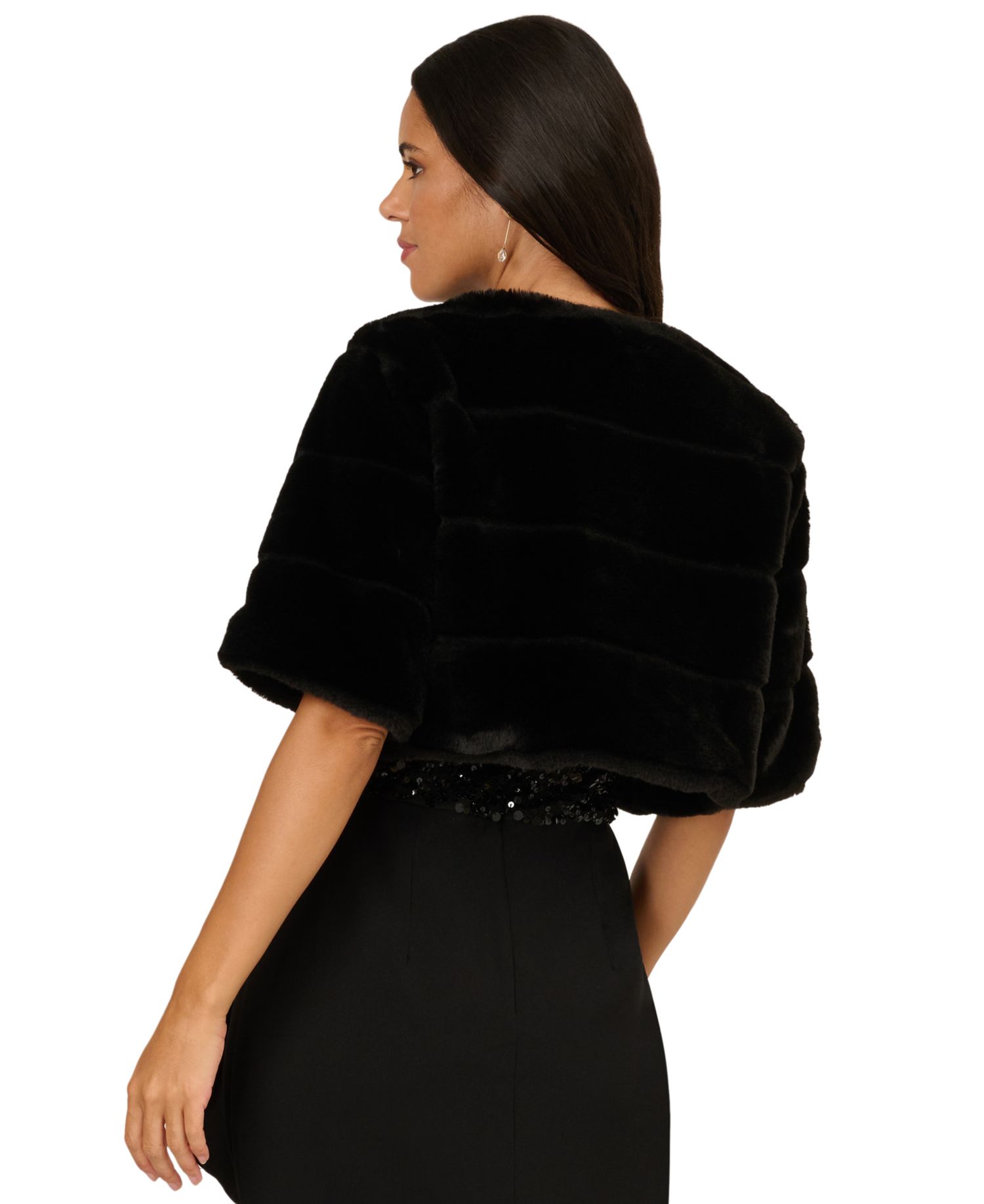 Women's Faux Fur Bolero Jacket