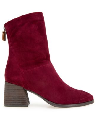 Women's Sarnac Suede Zip Booties