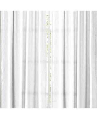 Portland Crushed Taffeta Rod Pocket Tailored Panel - 48x84", White
