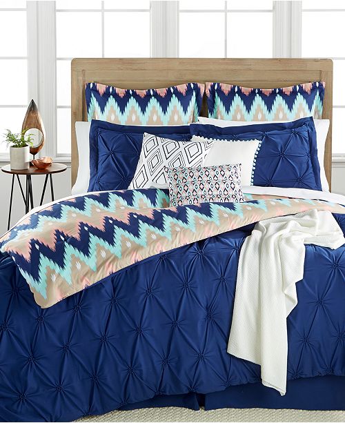 Mytex Aztec Stripe 10 Pc Reversible Comforter Set Created For