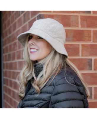Women's Fleece Lined Maple Bucket hat