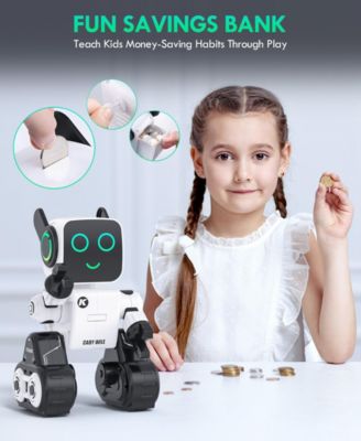 Smart RC Robot Toy for Kids Ages 3+ Years with Voice Change, Coin Bank