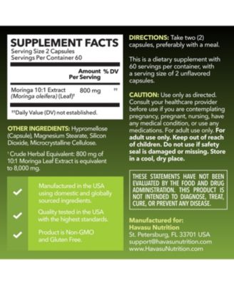 Moringa Capsules, 120ct