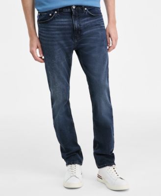 Men's Ash Faded & Whiskered 5-Pocket Jeans