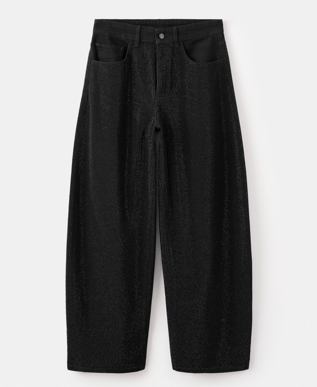 Mango Women's Balloon Rhinestone Jeans