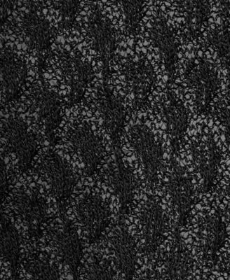 Women's Beading Detail Openwork Knit Sweater