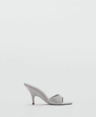 Women's Rhinestone Studded Wedge Heel Sandals