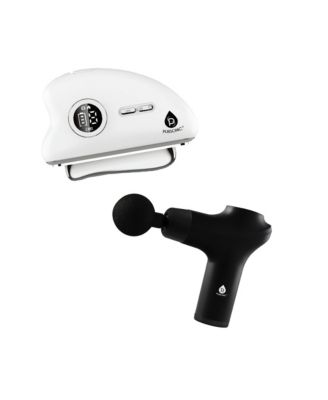 Glow & Recovery Bundle: 7-in-1 LED Light Therapy Wand + 3-Speed Massage Gun