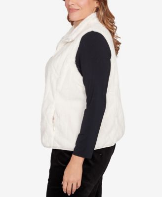 Plus Size Solid Vest