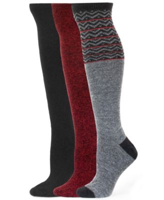 Women's 3-Pack Knee High Boot Socks