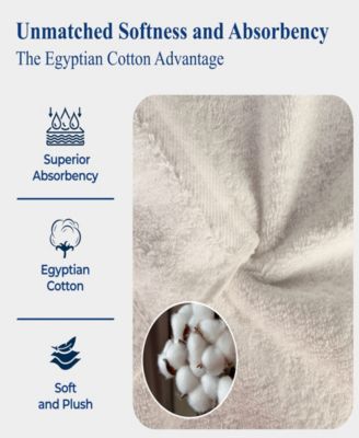 Egyptian Cotton Bath Towel, Set of 4