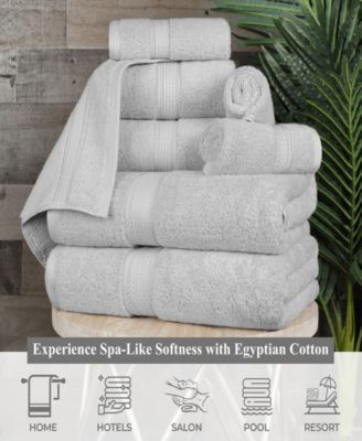 Egyptian Cotton Bath Towel, Set of 4