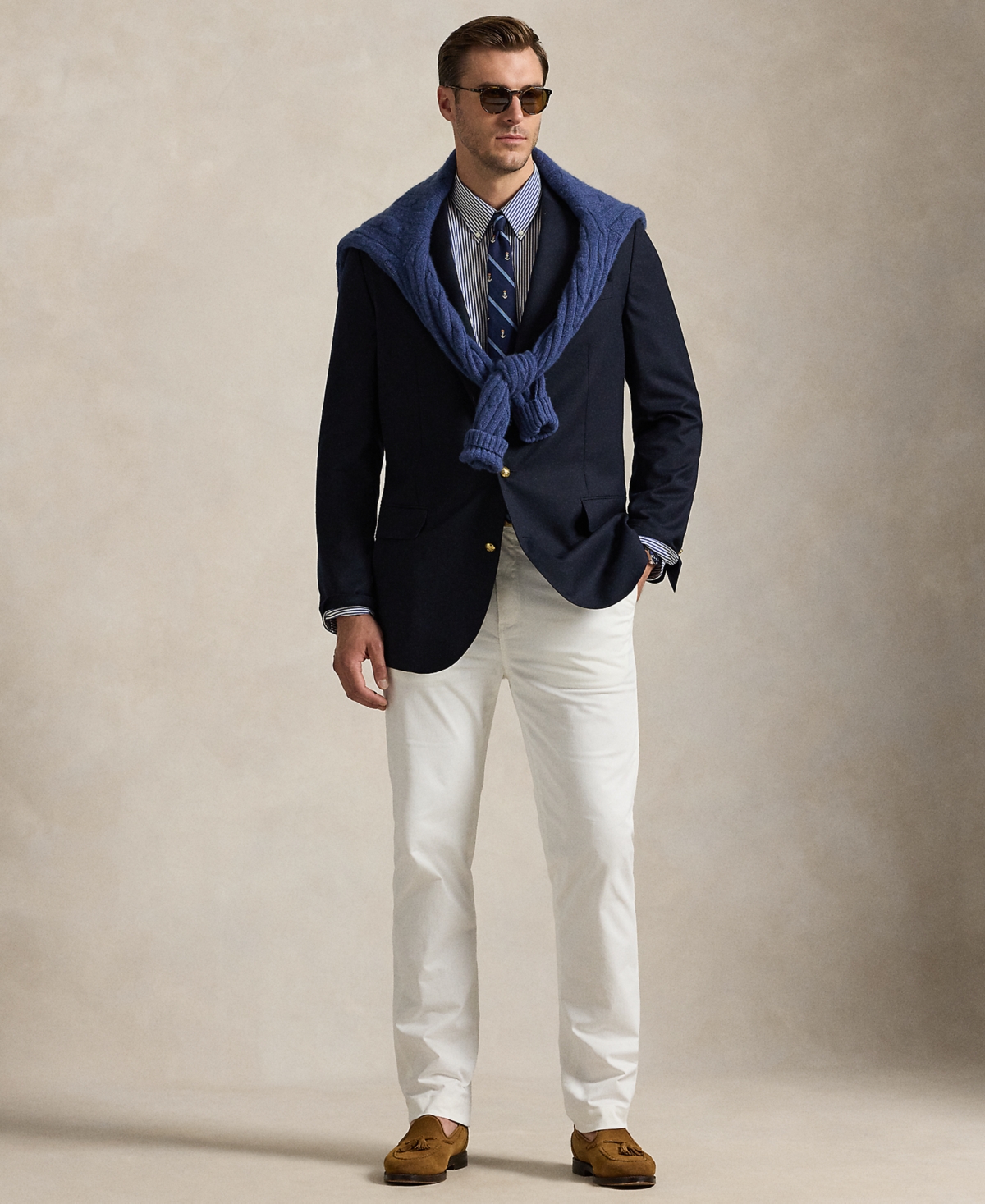 Polo Ralph Lauren Men's Big & Tall Stretch Classic Fit Washed Chino Pants