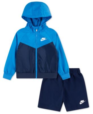 Boys' Toddler 2T-4T Windrunner Long-Sleeve Jacket and Shorts, 2-Piece Set