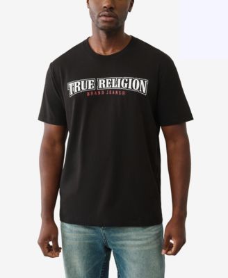 True Religion - Men's Short-Sleeve Flock Buddha T-Shirt
