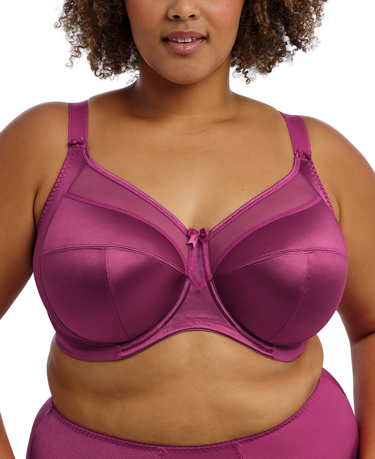 Goddess Keira Underwire Bra In Purple