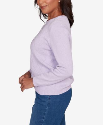 Women's Hilton Head Center Embroidery Accent Sweater