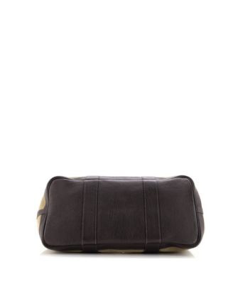 36 Garden Party Tote Toile and Leather