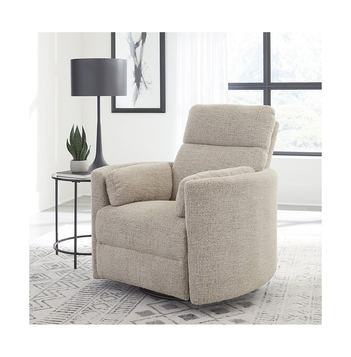 Parker Living Burlap Manual Swivel Recliner