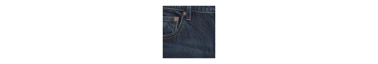 Мужские джинсы Lands' End Stretch Comfort Waist Easy Classic Fit Jean, цвет: Тёмный варёный — фото 3