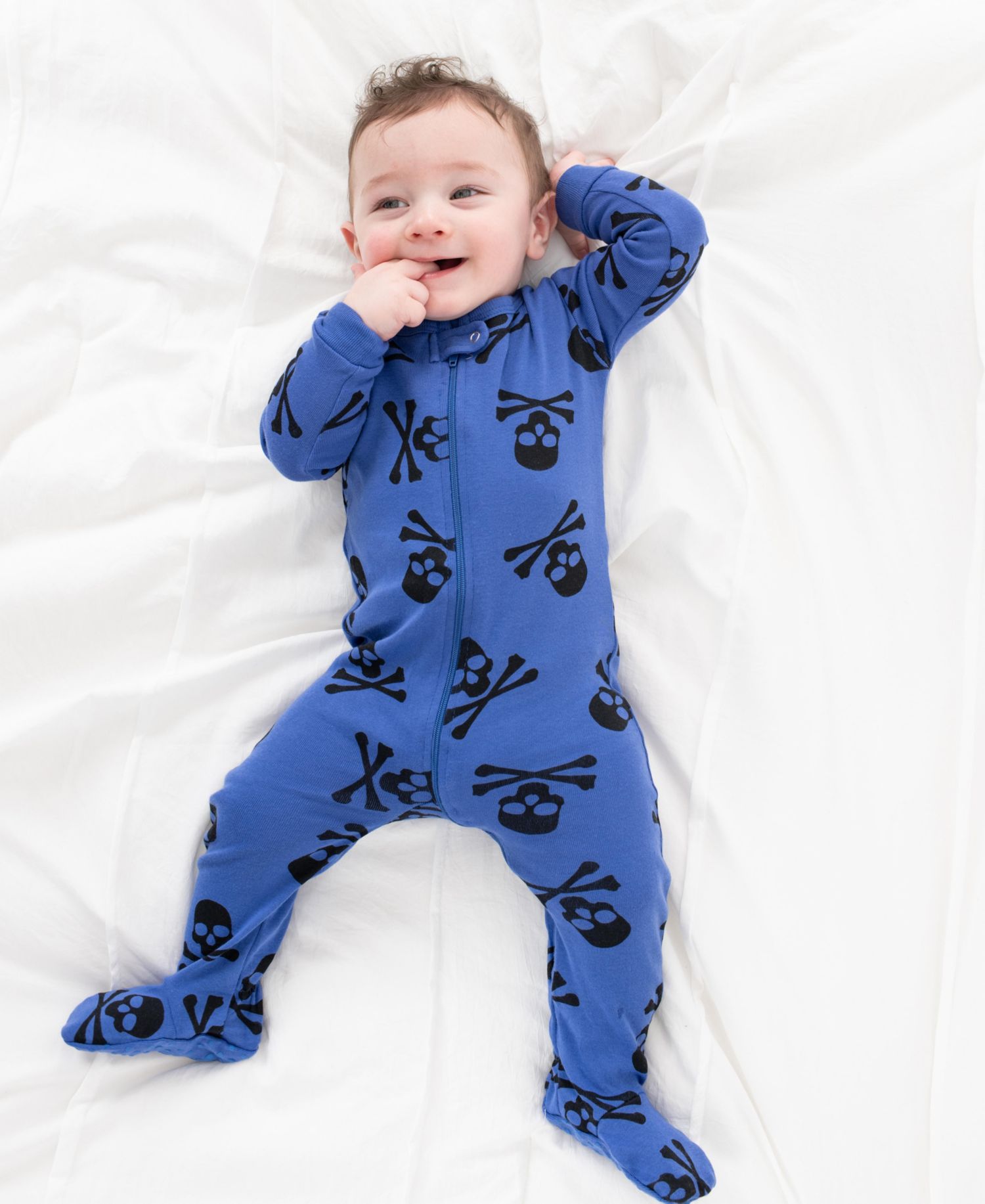 Toddler Footed Cotton Halloween Pajamas