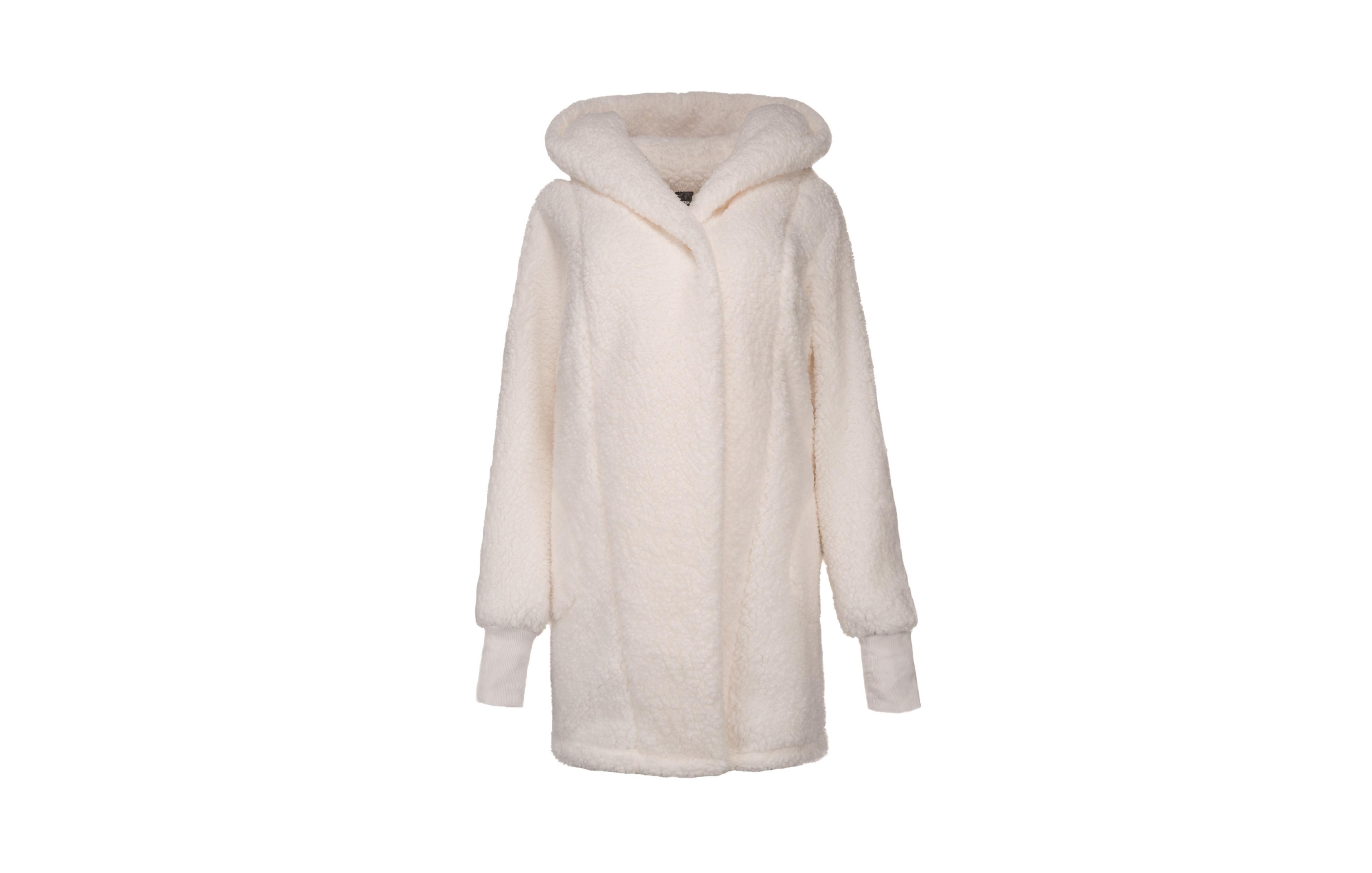 Jill Martin Men's and Women's Cream Wnba Breast Cancer Awareness Oversized Hooded Sweater