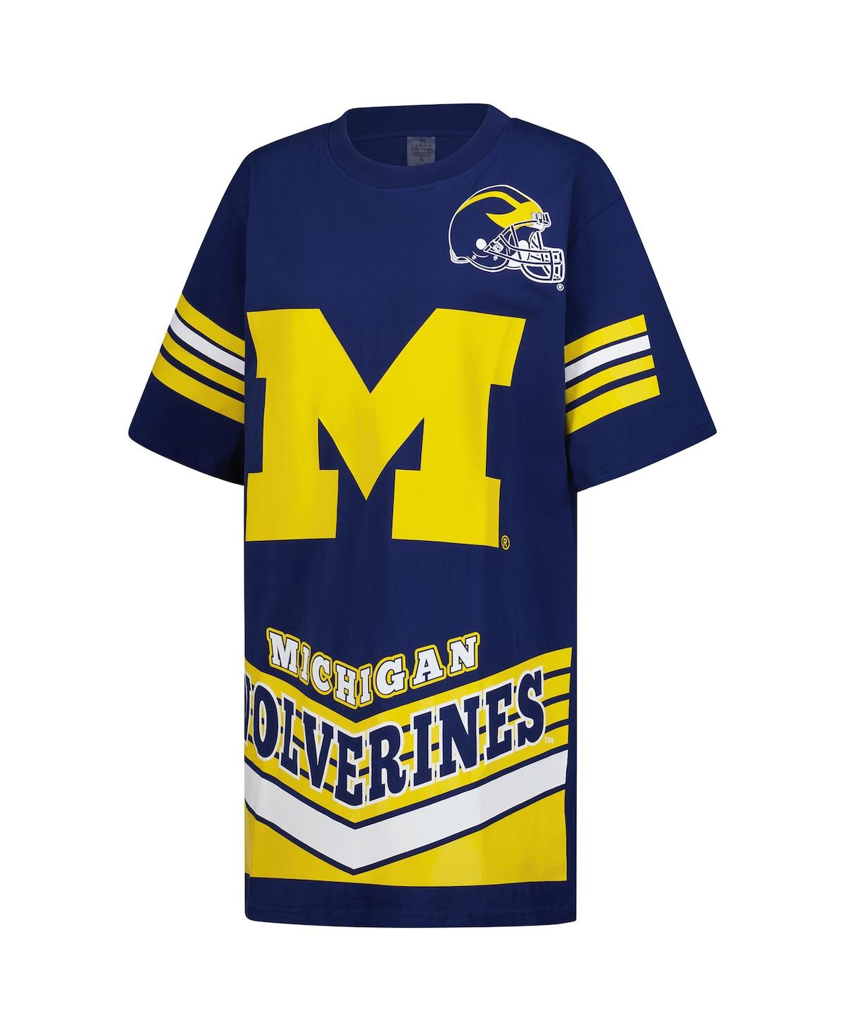 Gameday Couture Women's Navy Michigan Wolverines Perfect Score Mini T-Shirt