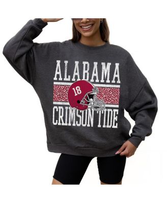 Women's Charcoal Alabama Crimson Tide Premium Fleece Pullover Sweatshirt