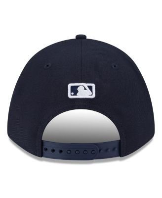 Men's Navy Detroit Tigers 2025 MLB Postseason Side Patch 9FORTY Adjustable Hat