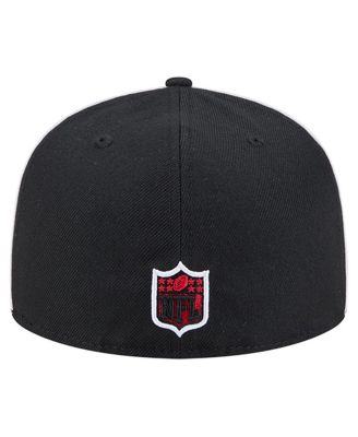 Men's Black Kansas City Chiefs Soutache 59FIFTY Fitted Hat