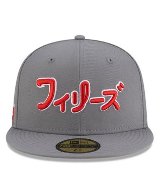 x Hyperfly Men's Gray Philadelphia Phillies 59FIFTY Fitted Hat
