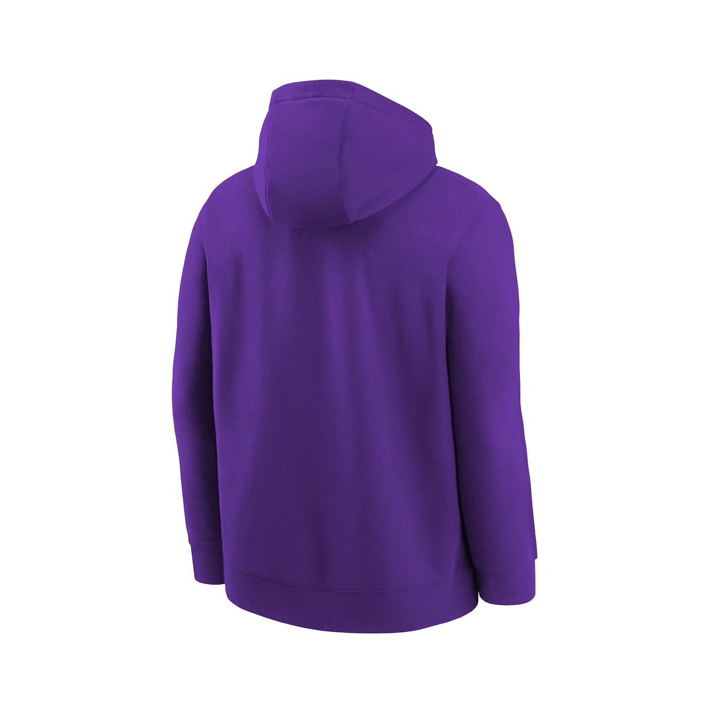 Детское худи Nike Purple Utah Jazz 2025/26 Club Fleece Practice — фото 2