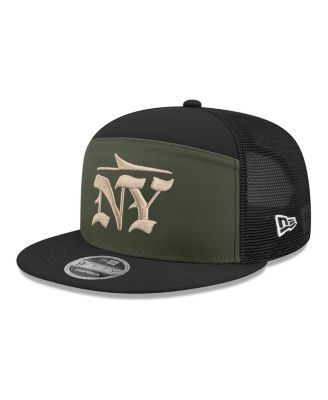 New Era - Men's Gotham Green New York Jets 2025 Rivalries Collection Team Split Panel 9FIFTY Snapback Hat