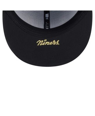 Men's Black San Francisco 49ers 2025 Rivalries Collection Sideline Rope 59FIFTY Fitted Hat