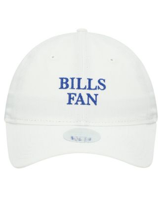 Women's White Buffalo Bills Team Fan 9TWENTY Adjustable Hat