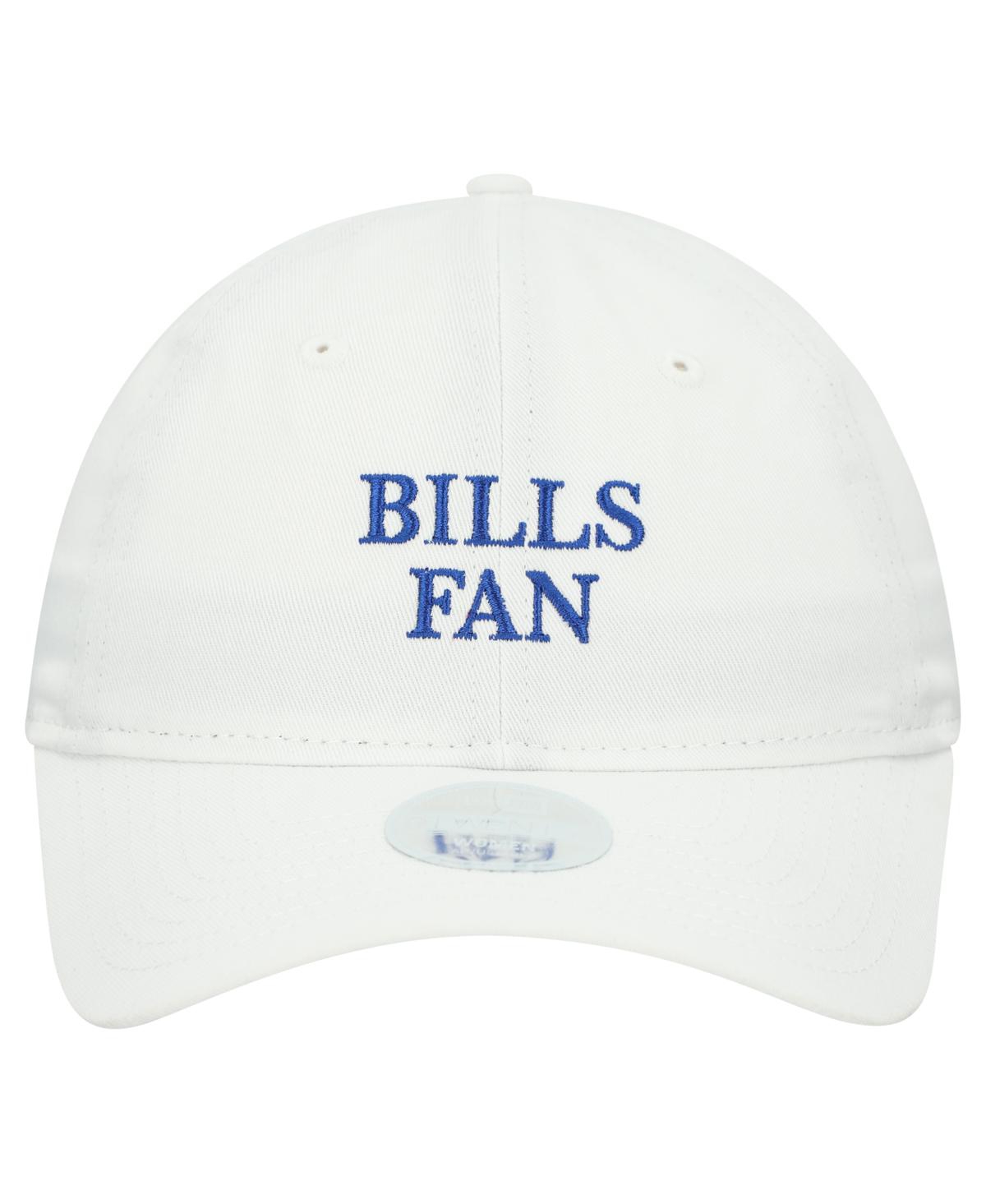 New Era Women's White Buffalo Bills Team Fan 9twenty Adjustable Hat In White